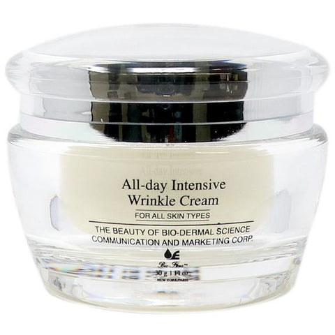 Bio Flora All Day Intensive Wrinkle Cream For All Skin Types 30g 1oz 3 Month Treatment Promocion