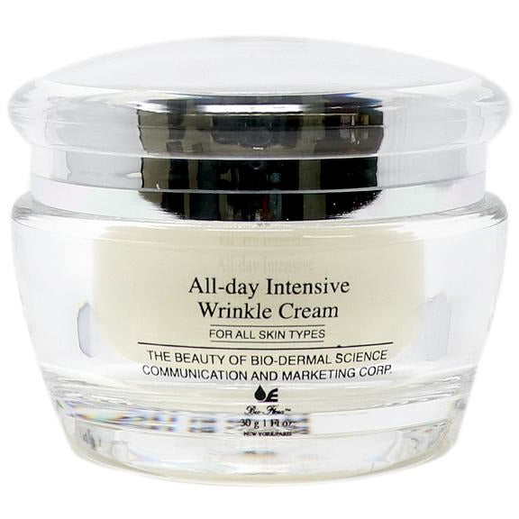 Bio Flora All Day Intensive Wrinkle Cream For All Skin Types 30g 1oz 3 Month Treatment